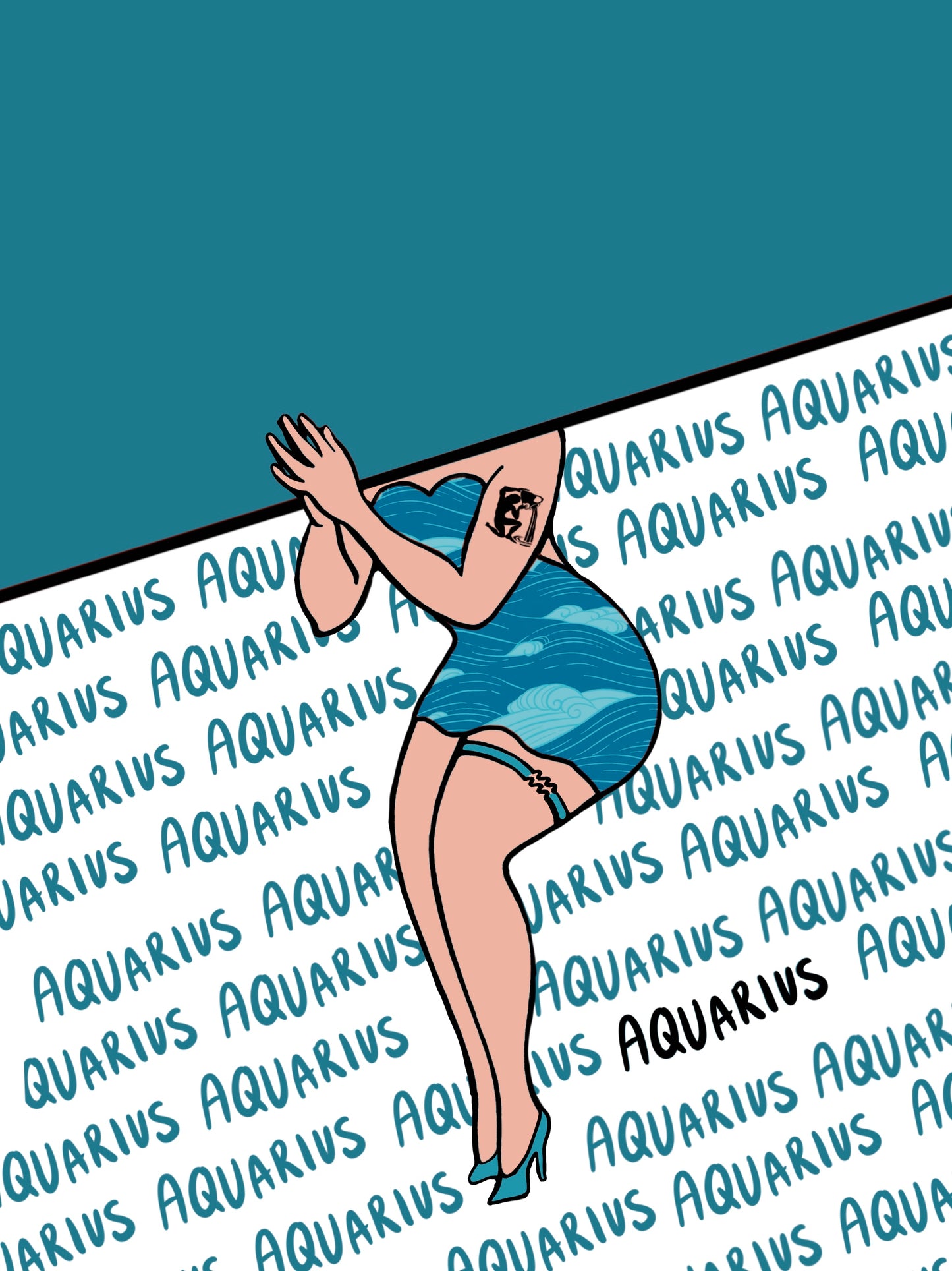 Zodiac Girlies Pin Ups