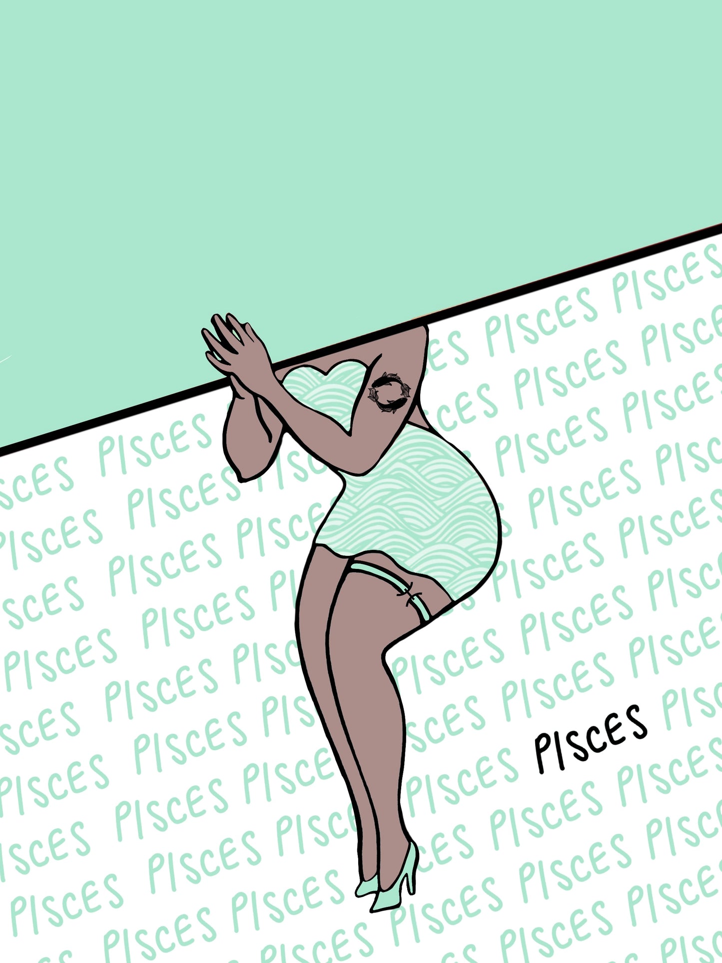 Zodiac Girlies Pin Ups