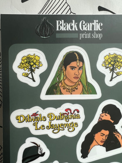 Dilwale Dulhania Le Jayenge Sticker Sheet